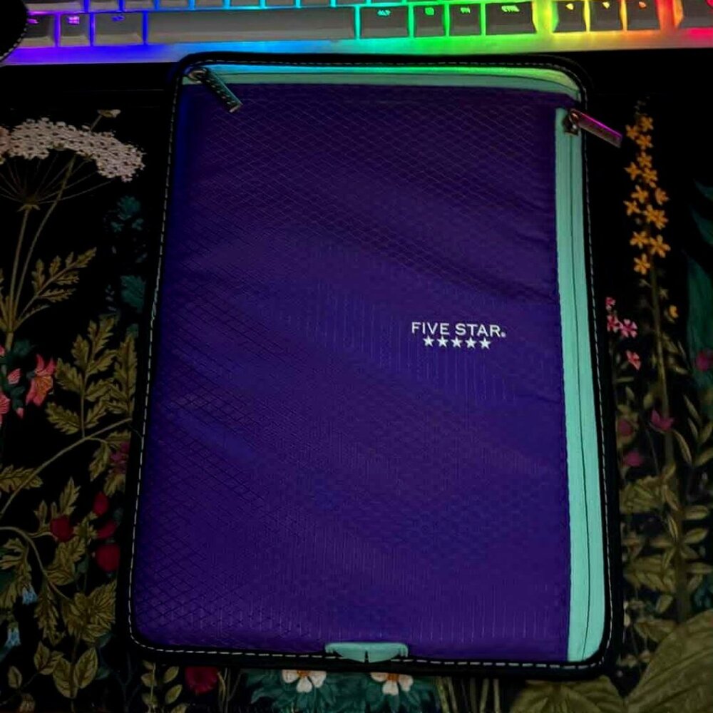 Mead Five Star trapper keeper, 3 ring binder insert - New w/o tags